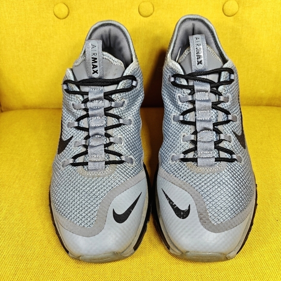 Nike Air Max More Cool Grey Black Running Sneakers Men\'s Shoes Size 9.5 main image 8